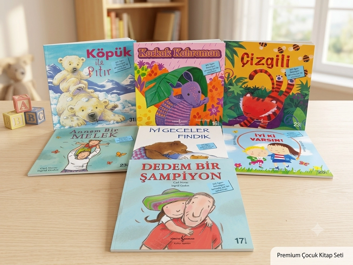köpük ile pıtır, iyi ki varsın, iyi geceler fındık, korkak kahraman,çizgili, annem bir melek,dedem bir şampiyon