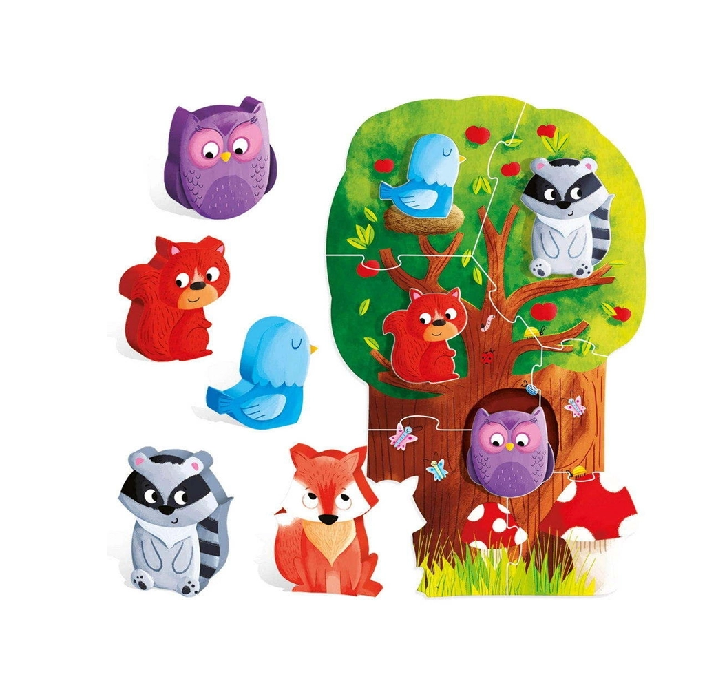 Montessori First Puzzle The Forest (2-4 Yaş) ( İlk Orman Puzzle)
