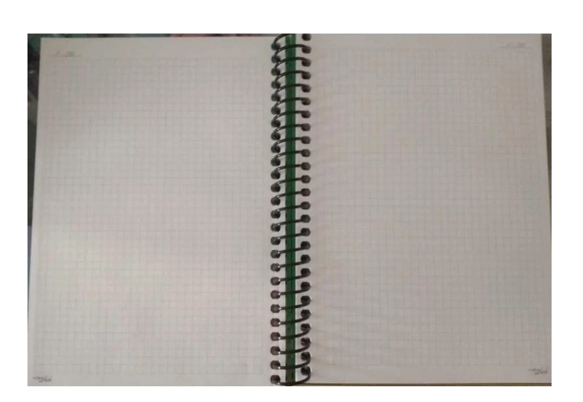 17*24 80Yaprak Kareli Cute Pets Sert Kapak Beyaz Defter