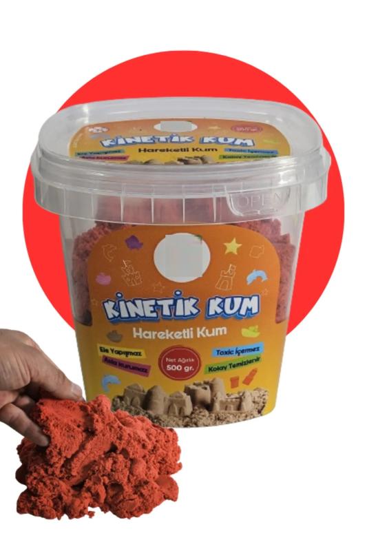 Kovalı 500 gr Kinetik Kum - Kırmızı