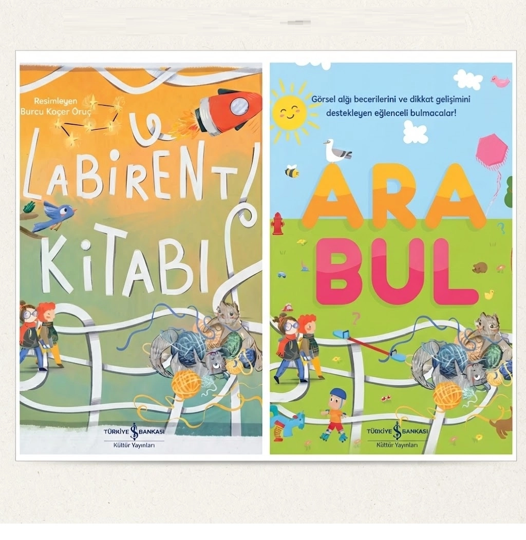 Ara Bul - Labirent Etkinlik Kitabı 2’li Set