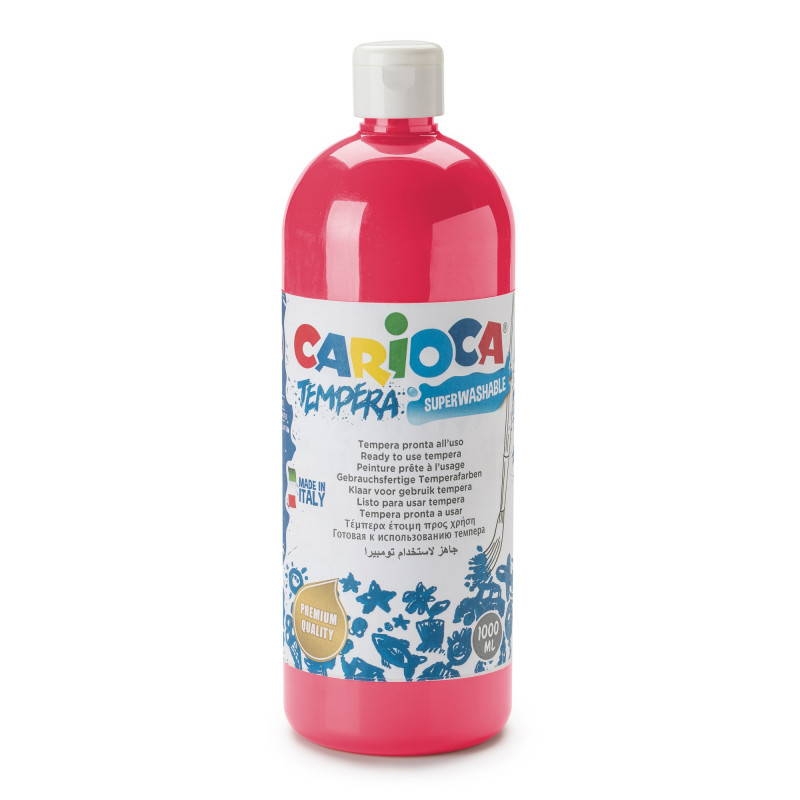 Tempera Suluboya Süper Yıkanabilir Parmak Boya Fuşya 1000 ML