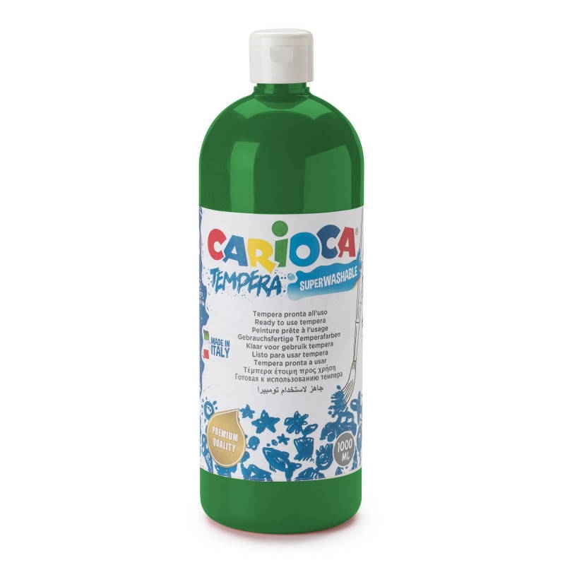 Tempera Suluboya Süper Yıkanabilir Parmak Boya Koyu Yeşil 1000 ML