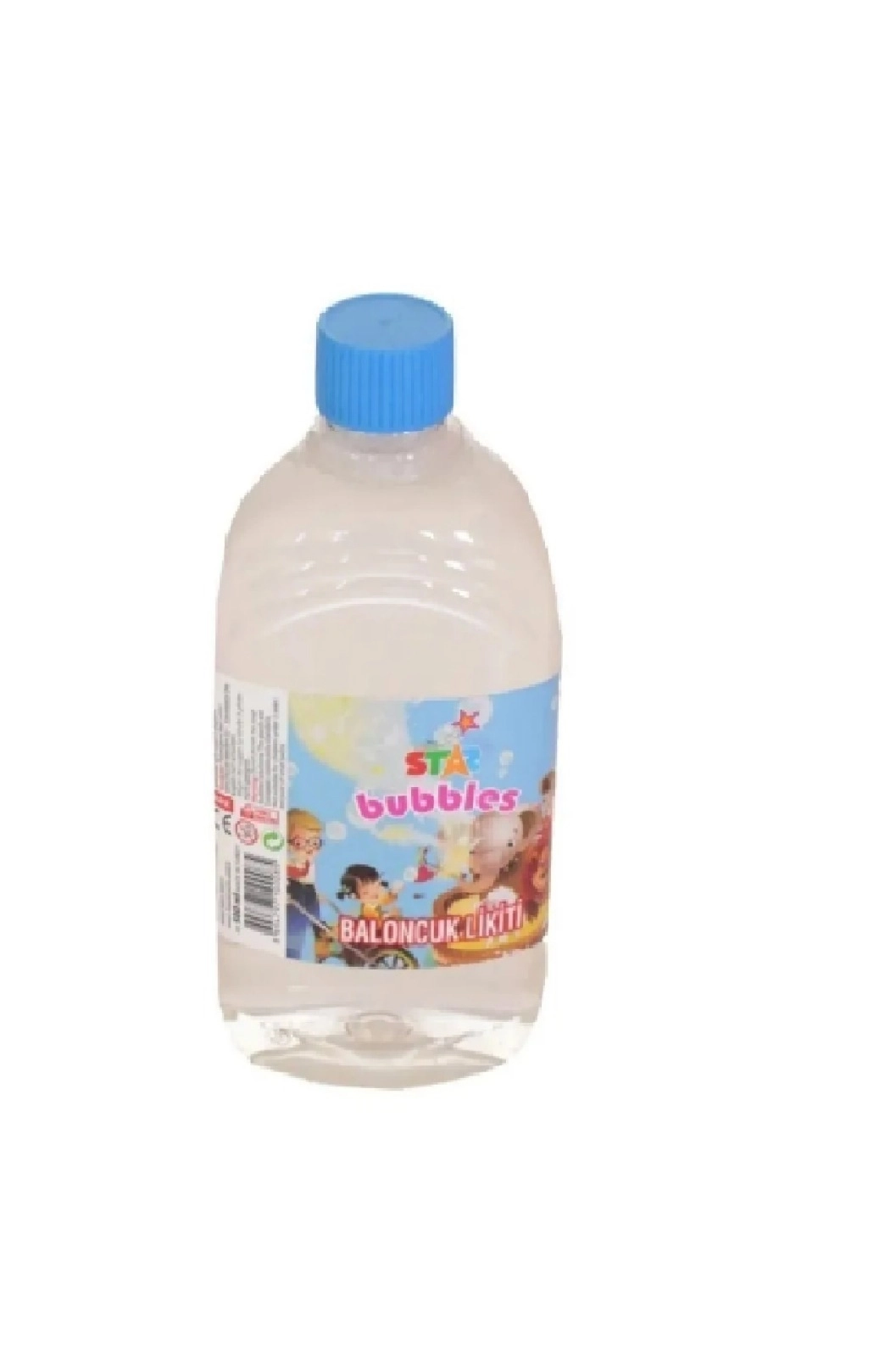 Işıklı Gırgırlı Köpük Tabancası ( Mavi ) -Köpük Baloncuk Likiti 500 Ml