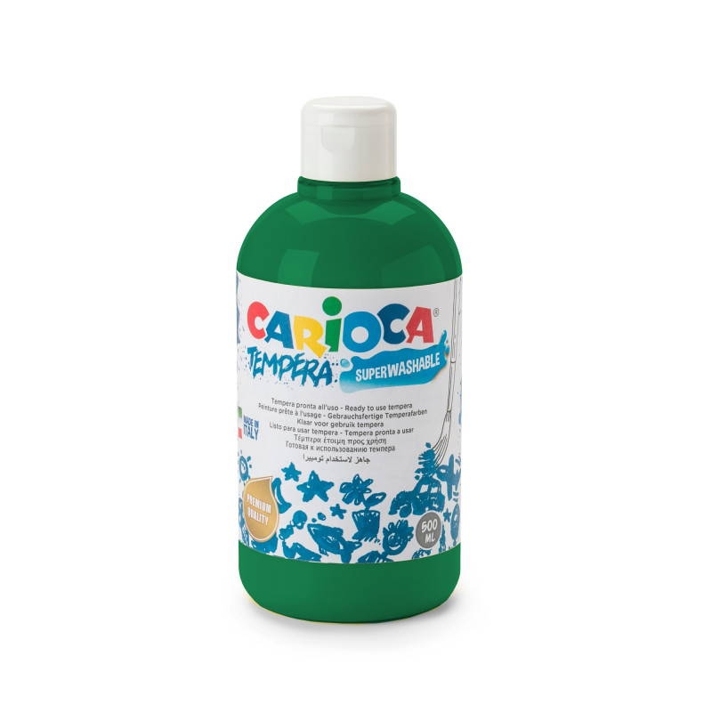 Tempera Suluboya Süper Yıkanabilir Parmak Boya Koyu Yeşil 500 Ml