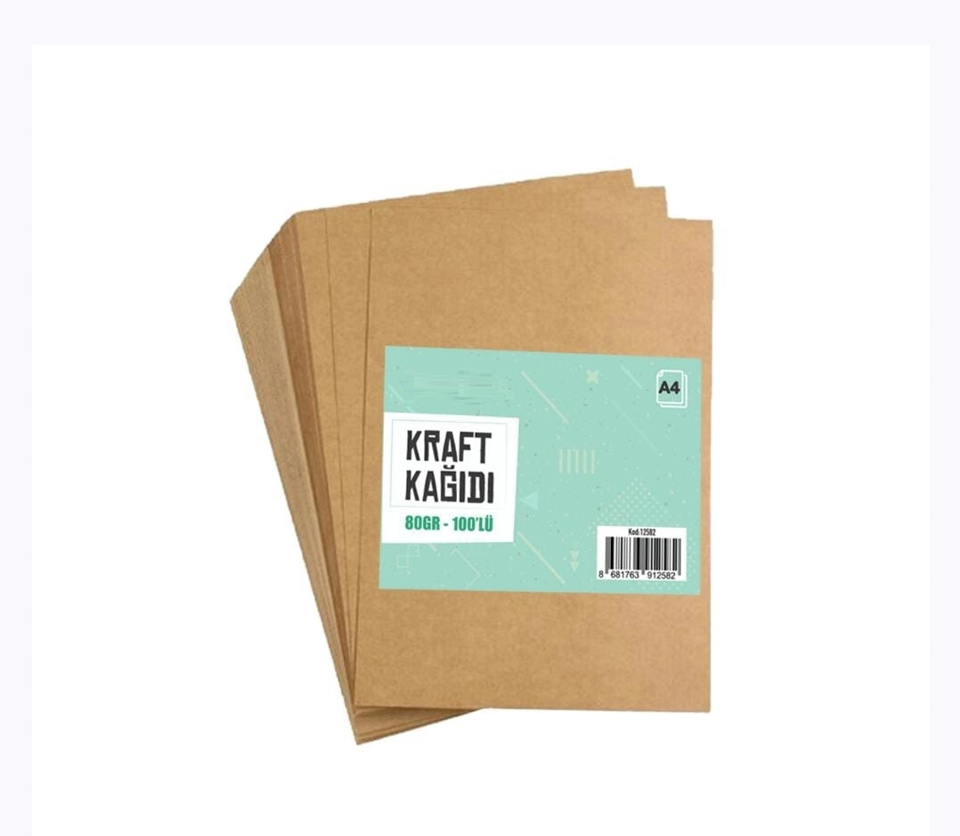 A4 Kraft Kağıdı 80gr 100’lü