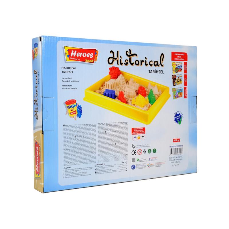 Büyük Havuzlu Tarihi Kalıplı Kinetik Kum Seti