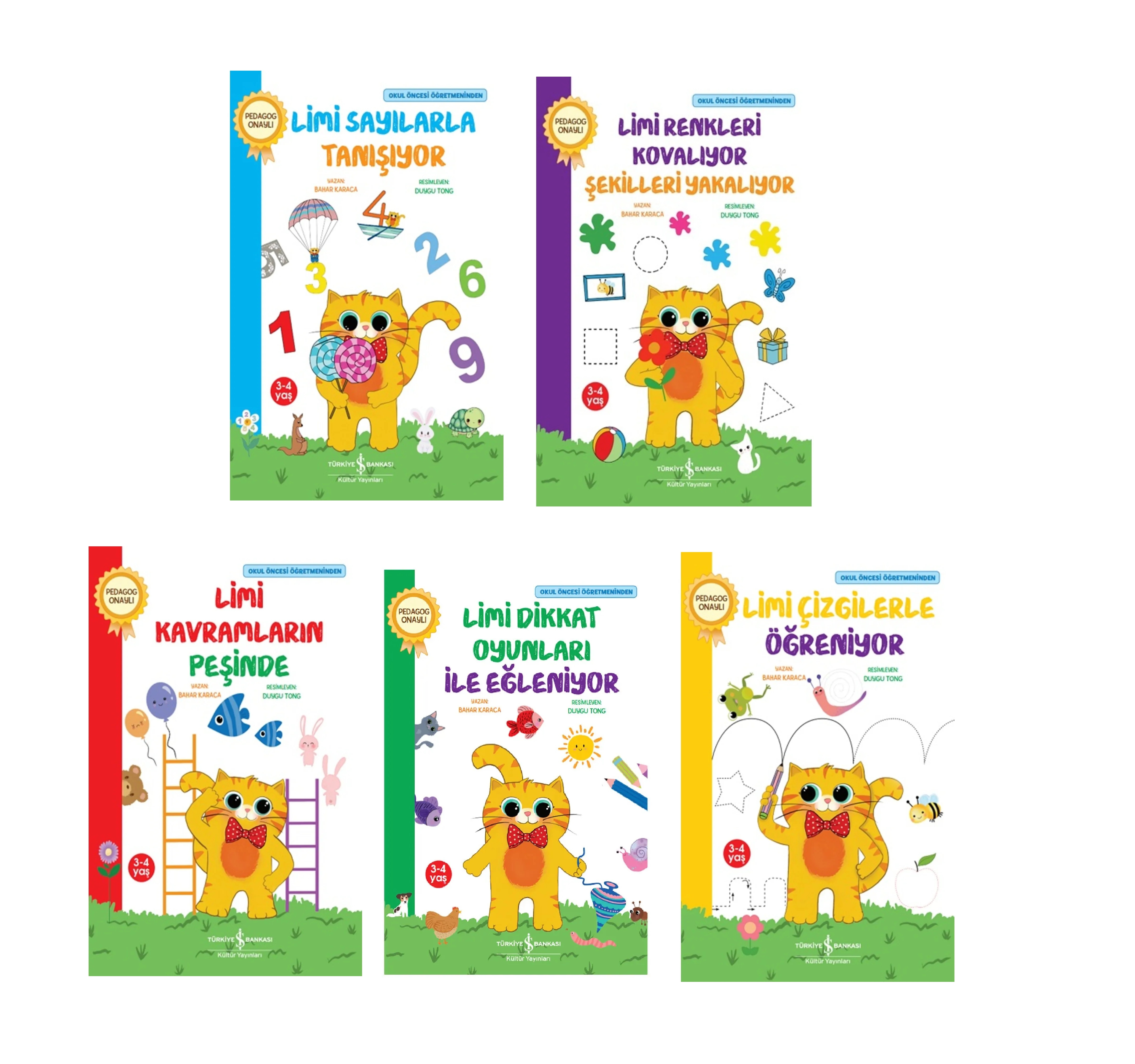 Limi Okul Öncesi Aktivite Eğitici Kitaplar Serisi - 5 Kitap Set