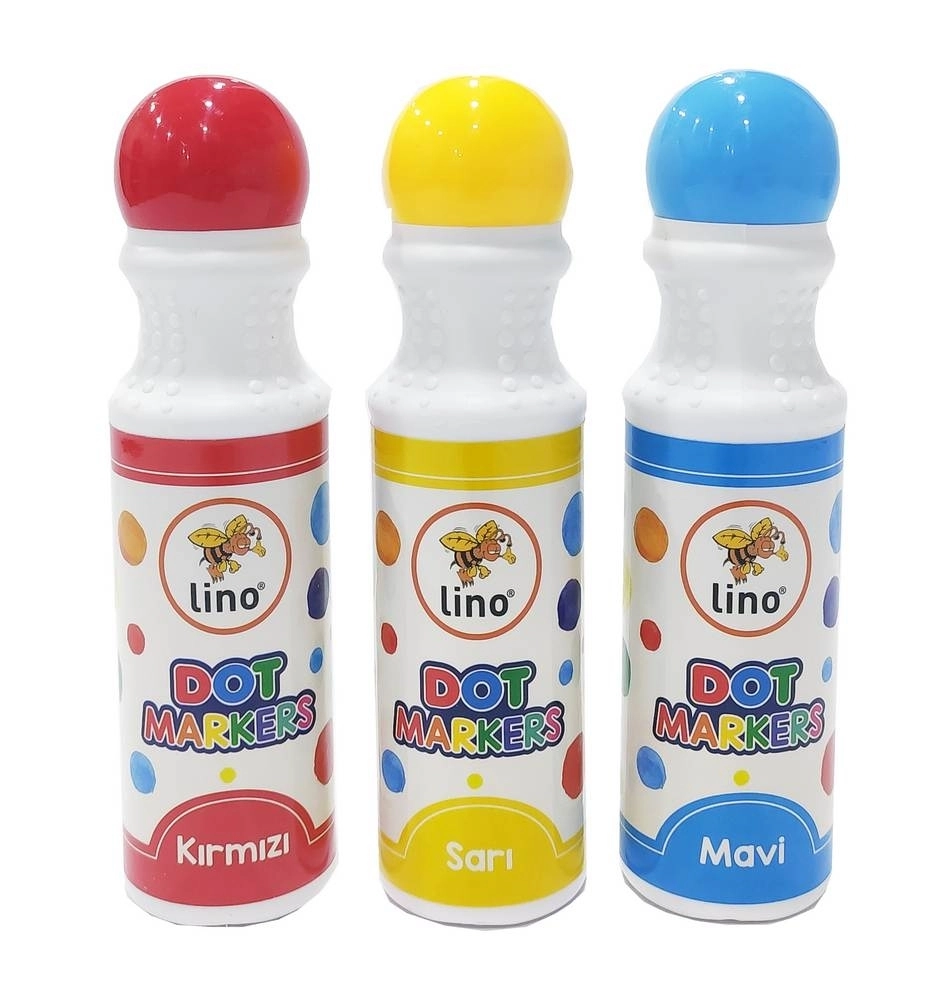 Dot Markers 3’lü Yıkanabilir Kalem ve Boya Kitabı Hayvan