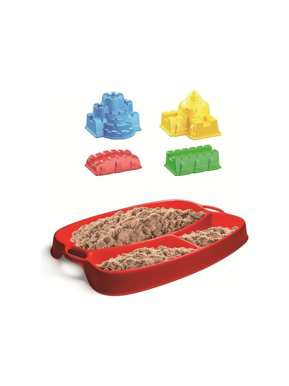 Tepsili Kinetik Kum Seti - Kale Temalı