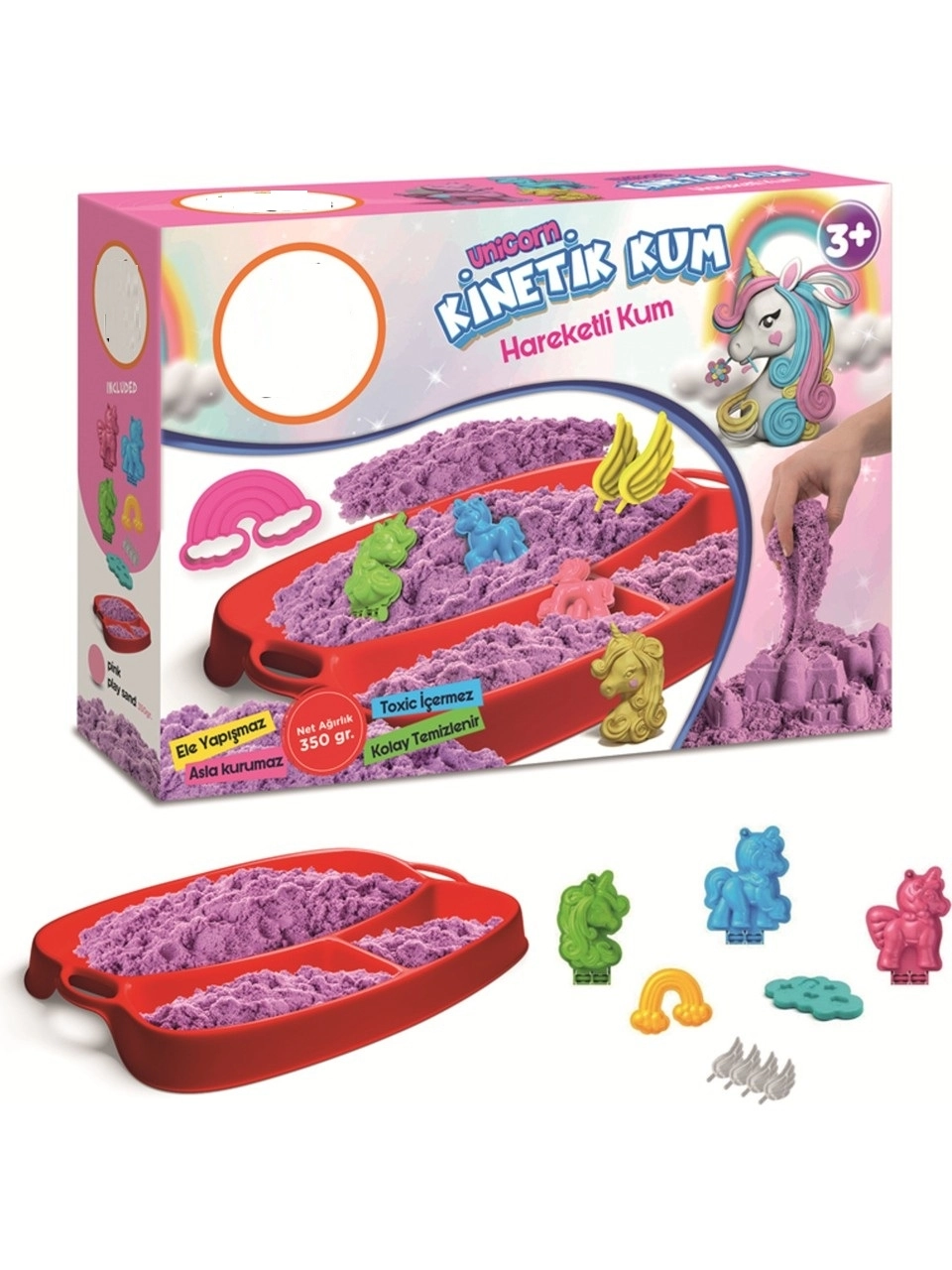 Tepsili Kinetik Kum Seti - Unicorn