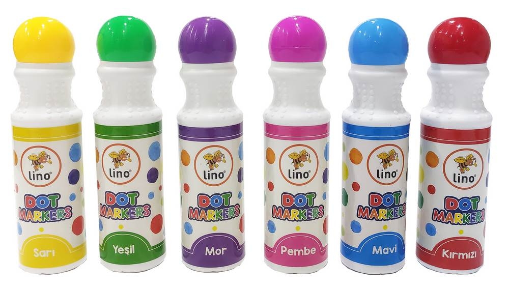 Dot Markers 6’lı Yıkanabilir Kalem