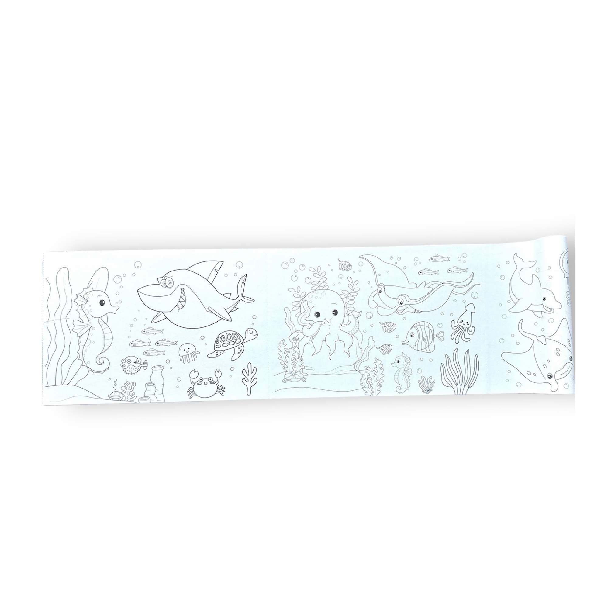 Yapışkanlı Rulo Resim Boyama Kağıdı SEA WORLD  86 x 20 cm