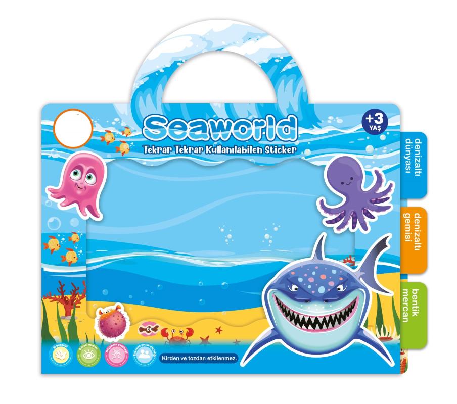 Tekrar Tekrar Kullanılabilen Sticker Seti -SEAWORLD
