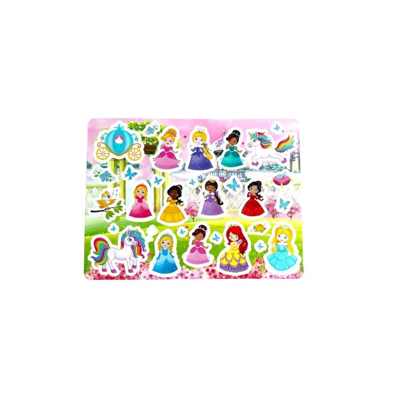 Tekrar Tekrar Kullanılabilen Sticker Seti -PRINCESS GARDEN