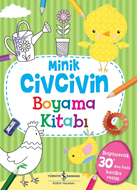 Boyama Kitabı Seti - 12’li Pastel Boya Hediyeli