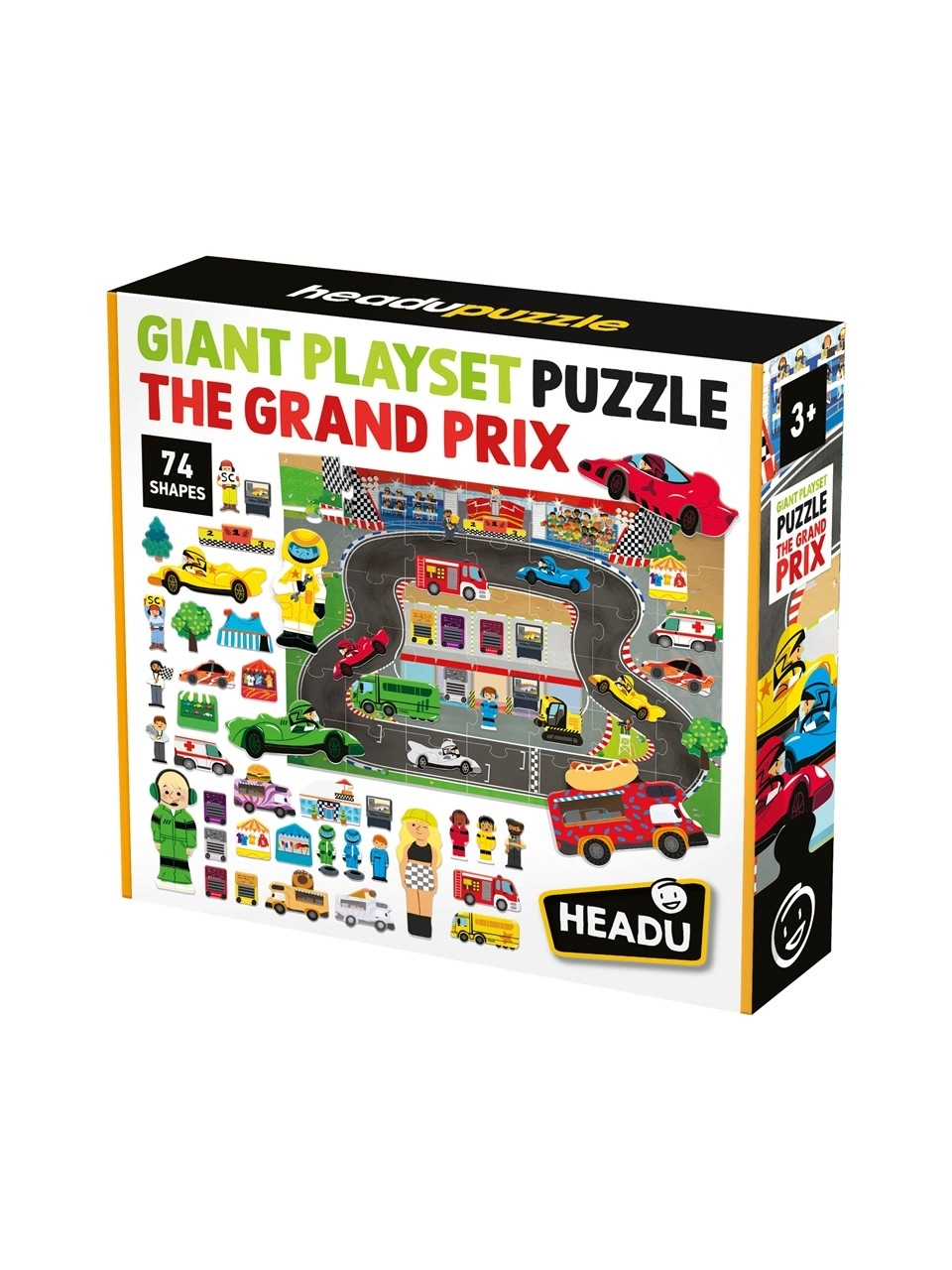 Headu Gıant Playset Puzzle The Gran Prıx ( Dev Oyun Seti Bulmacası)