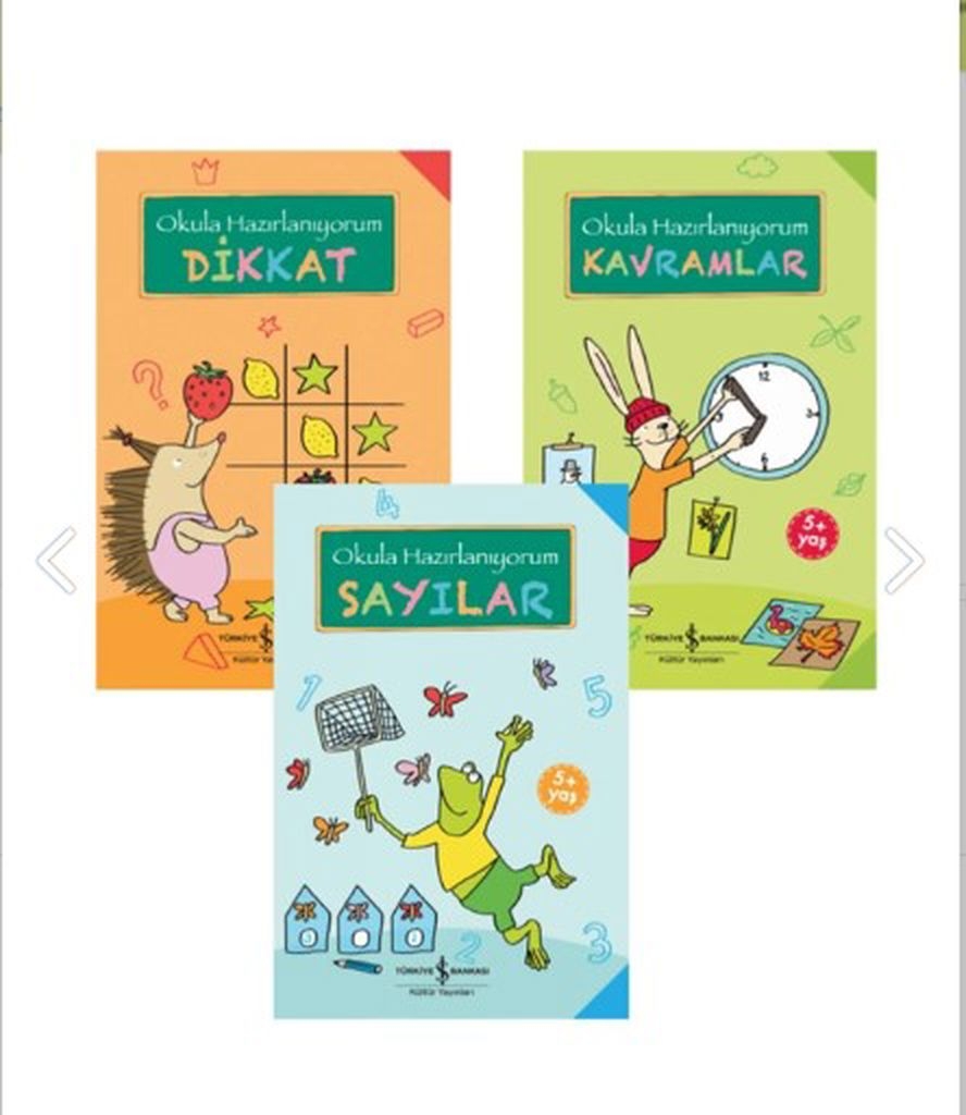 Okula Hazırlanıyorum - Sayılar , Dikkat, Kavramlar