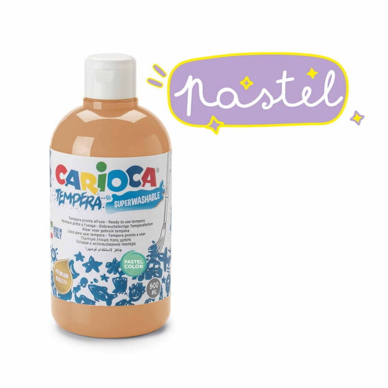 Tempera Suluboya Süper Yıkanabilir Parmak Boya Pastel Turuncu 500 Ml