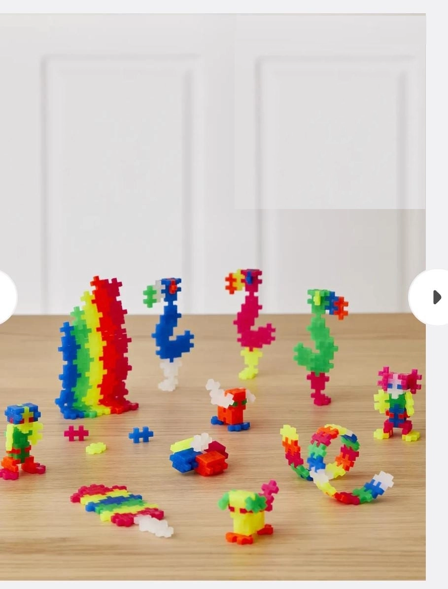  PLUS-PLUS NEON MIX  / 100 Parçalık Tüpte Çocuk Puzzle