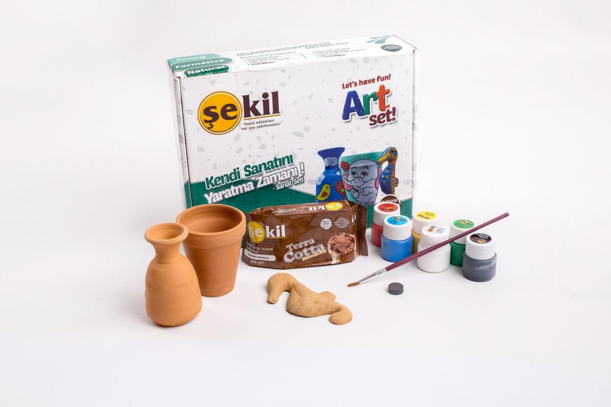 Seramik Kil Hamuru Sanat Kiti Seti