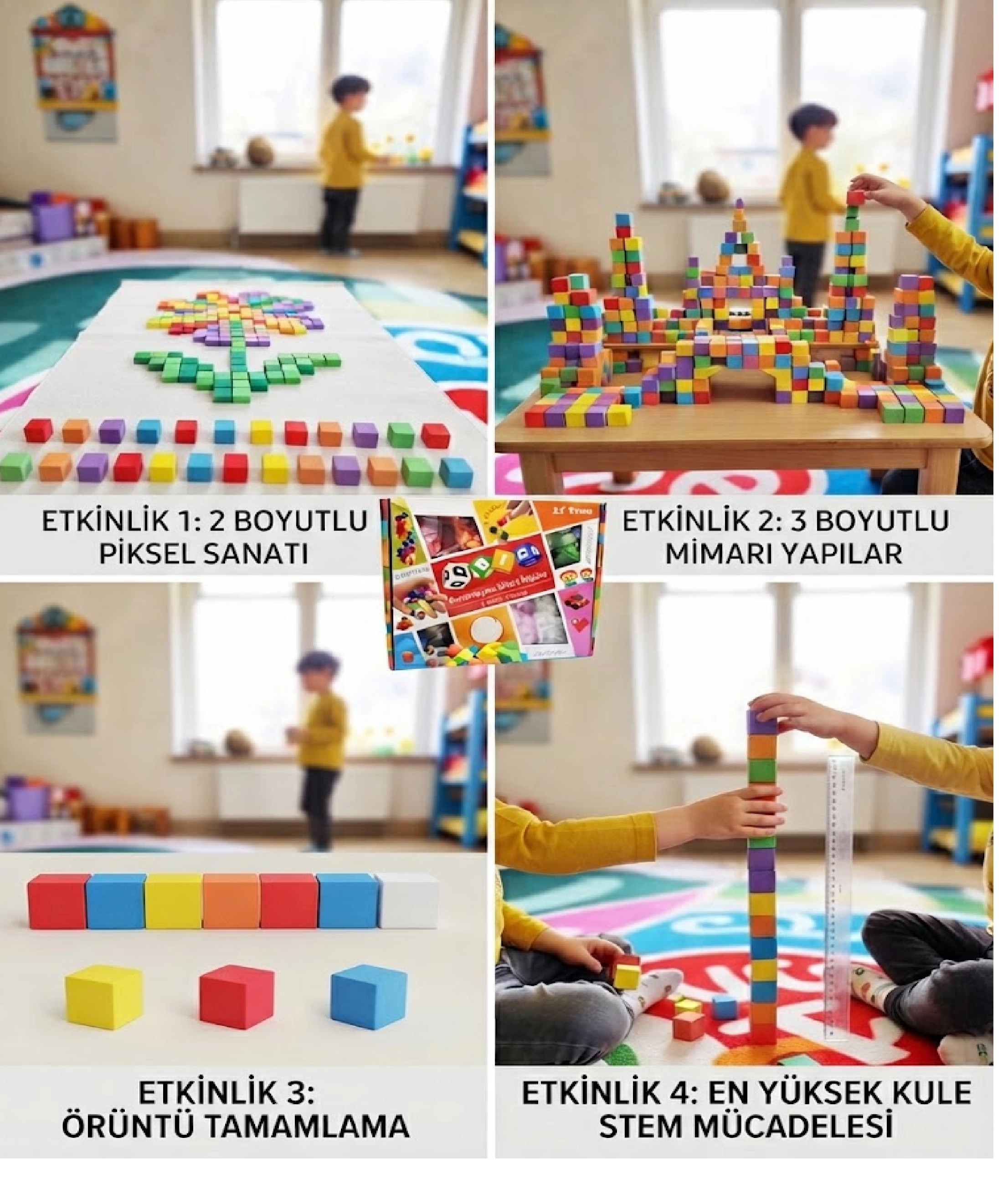 Kurumayan Sihirli Küpler 8 Renk
