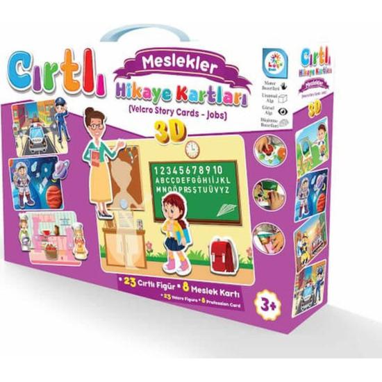 Cırtlı Eğitici Hikaye Kartları Meslekler