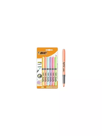 Bic Fosforlu Kalem 6’lı - Pastel Renkler