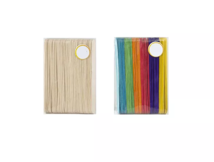 Ahşap Çubuk, Muayene Çubuğu, Dil ve Etkinlik Çubuğu 11 cm 50’lik 2 Set