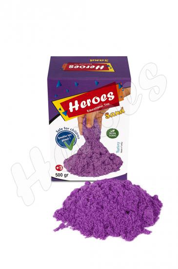 500 Gr  Mor Renk  Kinetik Kum - Oyun Kumu
