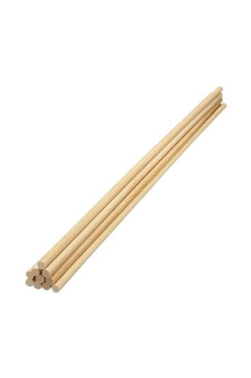 Ahşap Yuvarlak Çubuk 30cm×5mm 12’Lİ