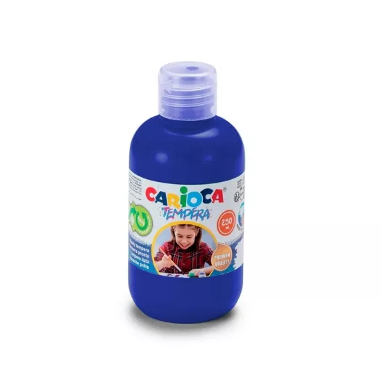 Carioca Tempera Suluboya Süper Yıkanabilir - 250 Ml Parmak Boyası - Mavi