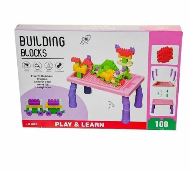 100 Parçalı  İnşa Blok ( Lego ) Seti