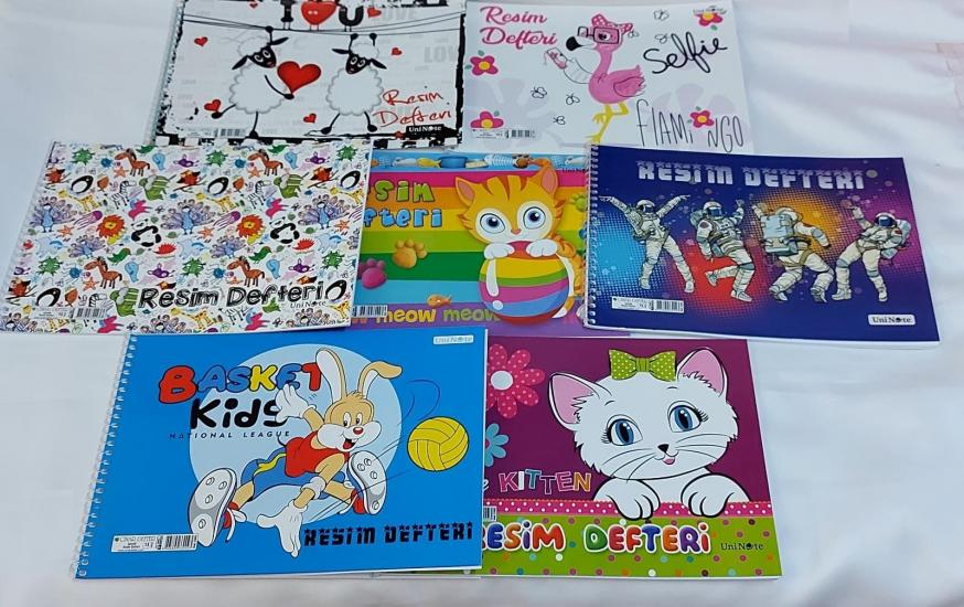 1 Adet Resim Defteri Spiralli 15 YP 17x24 