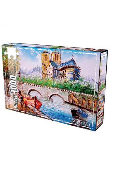 Paris Sokak Manzarası 1000 Parça Puzzle