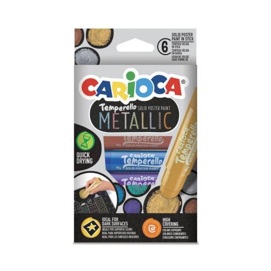 Carioca Temperello Stick Poster Boyama Kalemi Metalik 6’lı