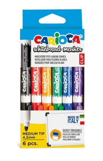 Carioca Beyaz Tahta Kalemi 6’lı 