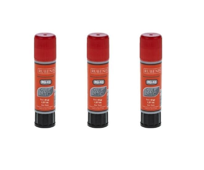 Glue Stick Yapıştırıcı 43 Gr 3 Adet