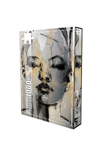 Düşünen Kadın Portresi 1000 Parça Puzzle