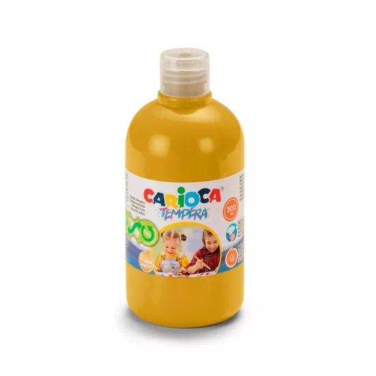 Carioca Tempera Suluboya Süper Yıkanabilir - 500 Ml Parmak Boya - Altın