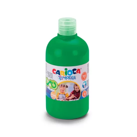 Carioca Tempera Suluboya Süper Yıkanabilir - 500 Ml Parmak Boya - Yeşil