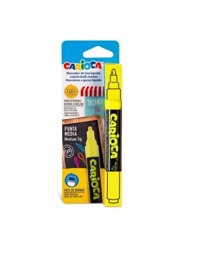 Carioca Chalk Marker 1 Adet Bristelli - Sarı