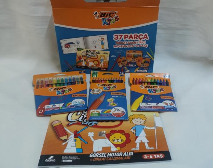 Bic 37 Parça Dikkat Geliştirici Boyama Seti