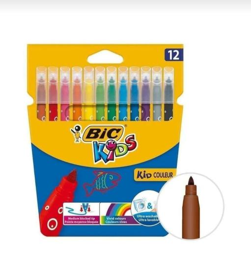 BİC 12’li Keçeli Kalem