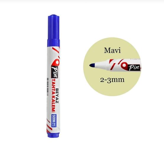 Pin Doldurulabilir Tahta Kalemi -Mavi