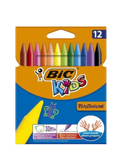 Bic Plasteıdecor Mum Pastel Boya 12 Li