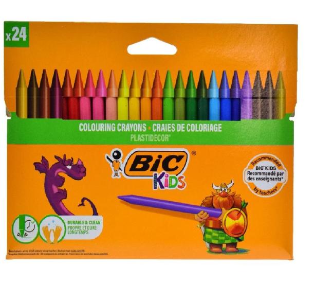 BİC 24’lü Pastel ( Mum ) Boya