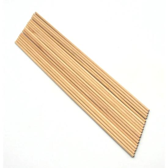 Ahşap Yuvarlak Çubuk 30cm×3mm 30’LU