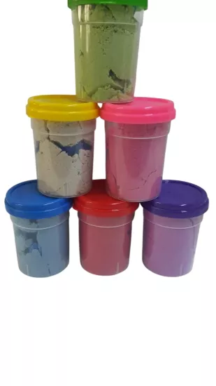 6*200 Gr Kinetik Kum 6 Adet Hayvan Kalıp Hediyeli
