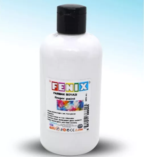 250 ml Parmak Boyası - Beyaz